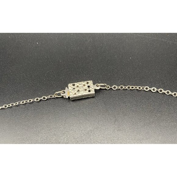 Vintage Violet Flower Lot China Creamer God is Love Pressed Necklace Cottagecore - Picture 4 of 15